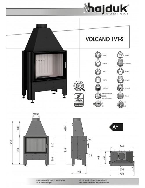 Focar Volcano 1VT-S (slim)